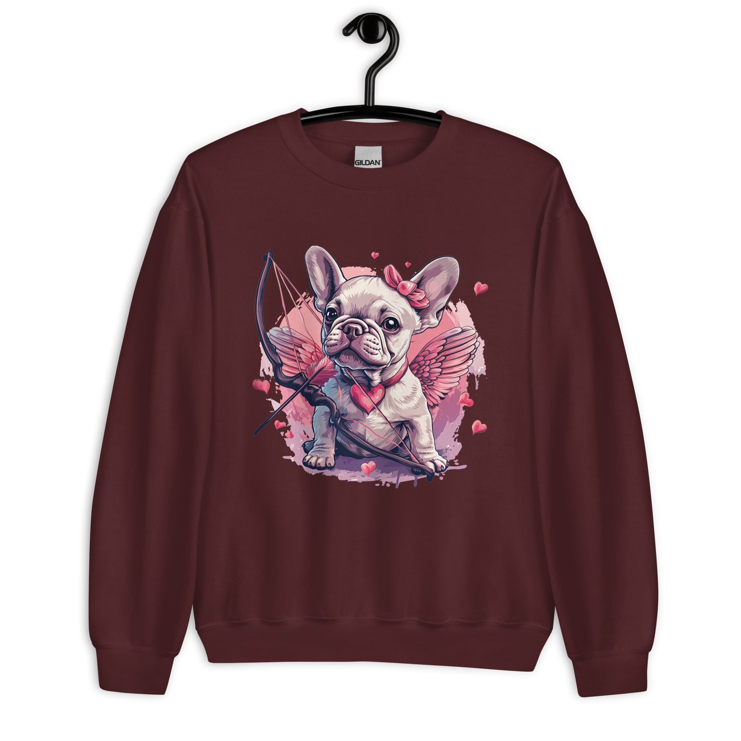 "Cupid's Companion" Unisex Sweatshirt - Frenchie Emporium