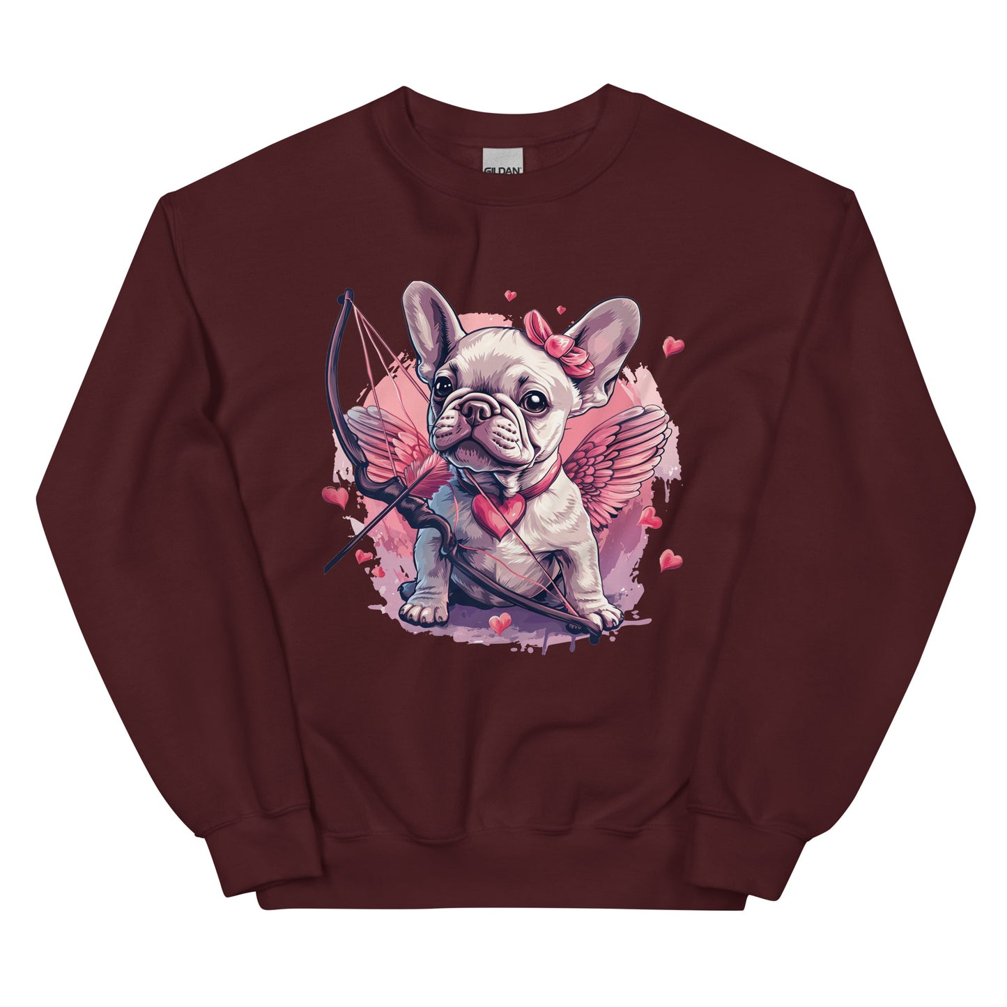 "Cupid's Companion" Unisex Sweatshirt - Frenchie Emporium