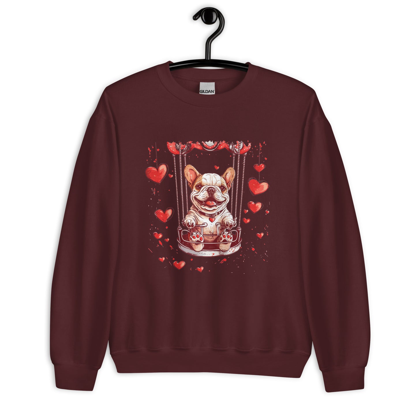 "Swinging Hearts" Unisex Sweatshirt