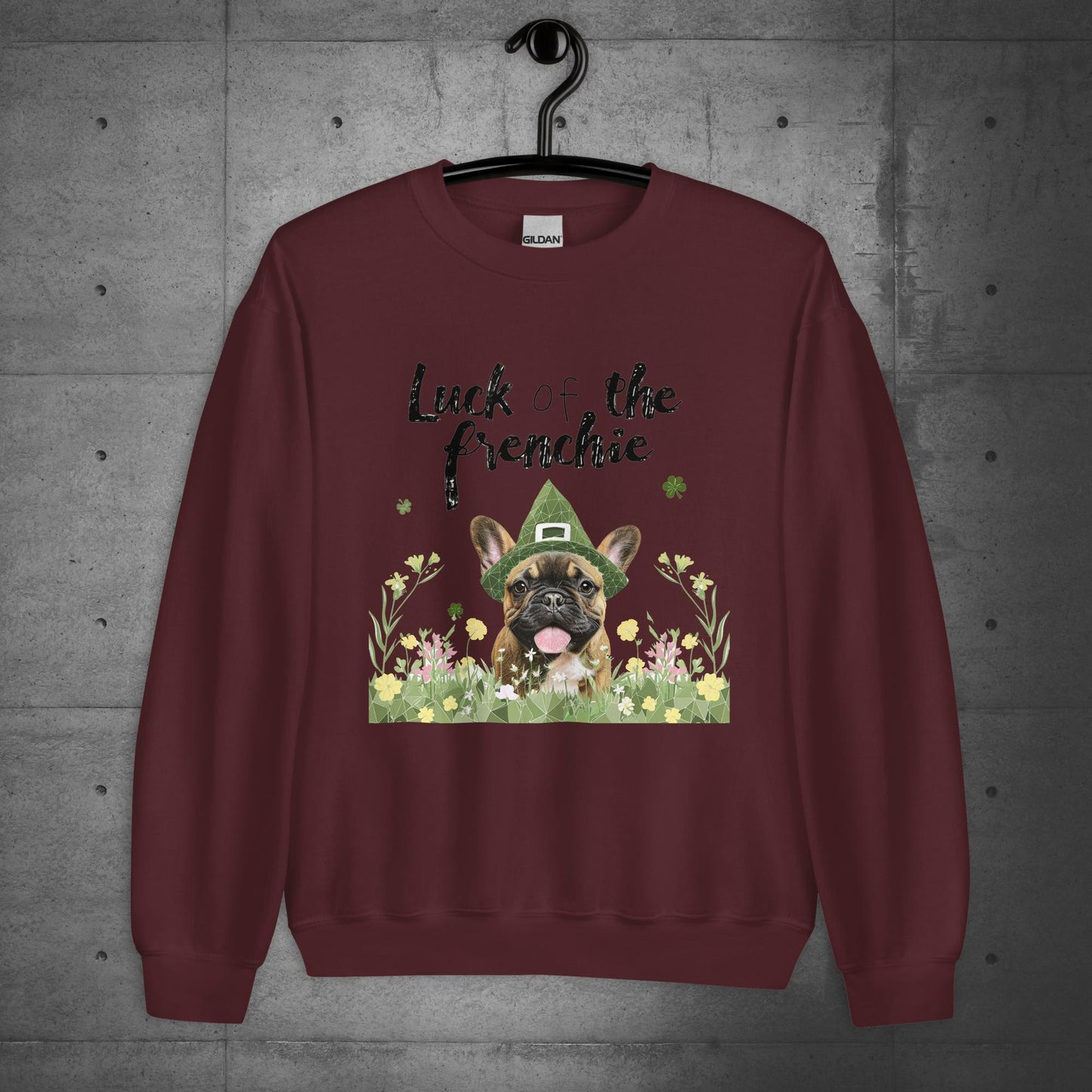 Luck of the Frenchie-French Bulldog Unisex Sweatshirt