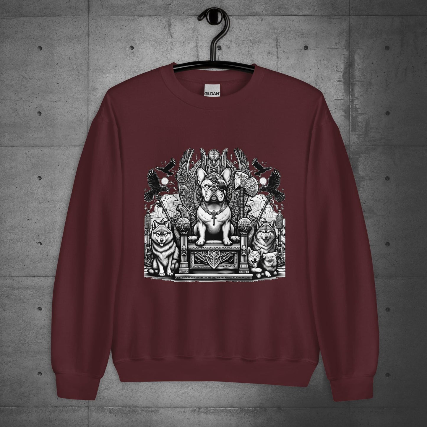 "Warrior's Legacy" Frenchie Unisex Sweater / Sweatshirt - Frenchie Emporium