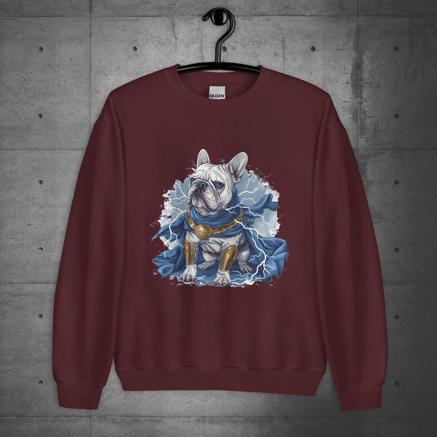 "Thunderous Majesty" Frenchie Unisex Sweater / Sweatshirt