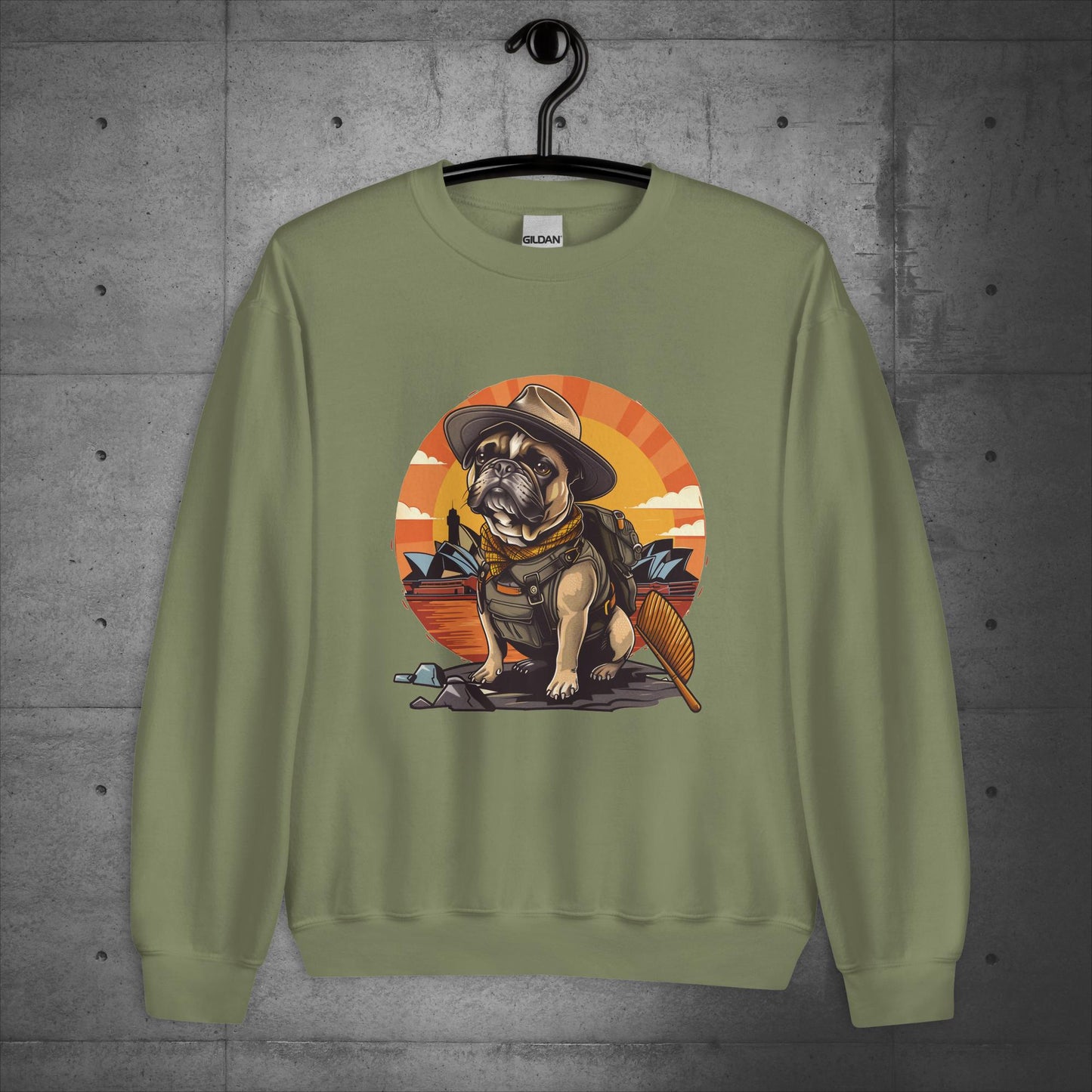 Sydney Explorer Frenchie - Unisex Sweater/Sweatshirt