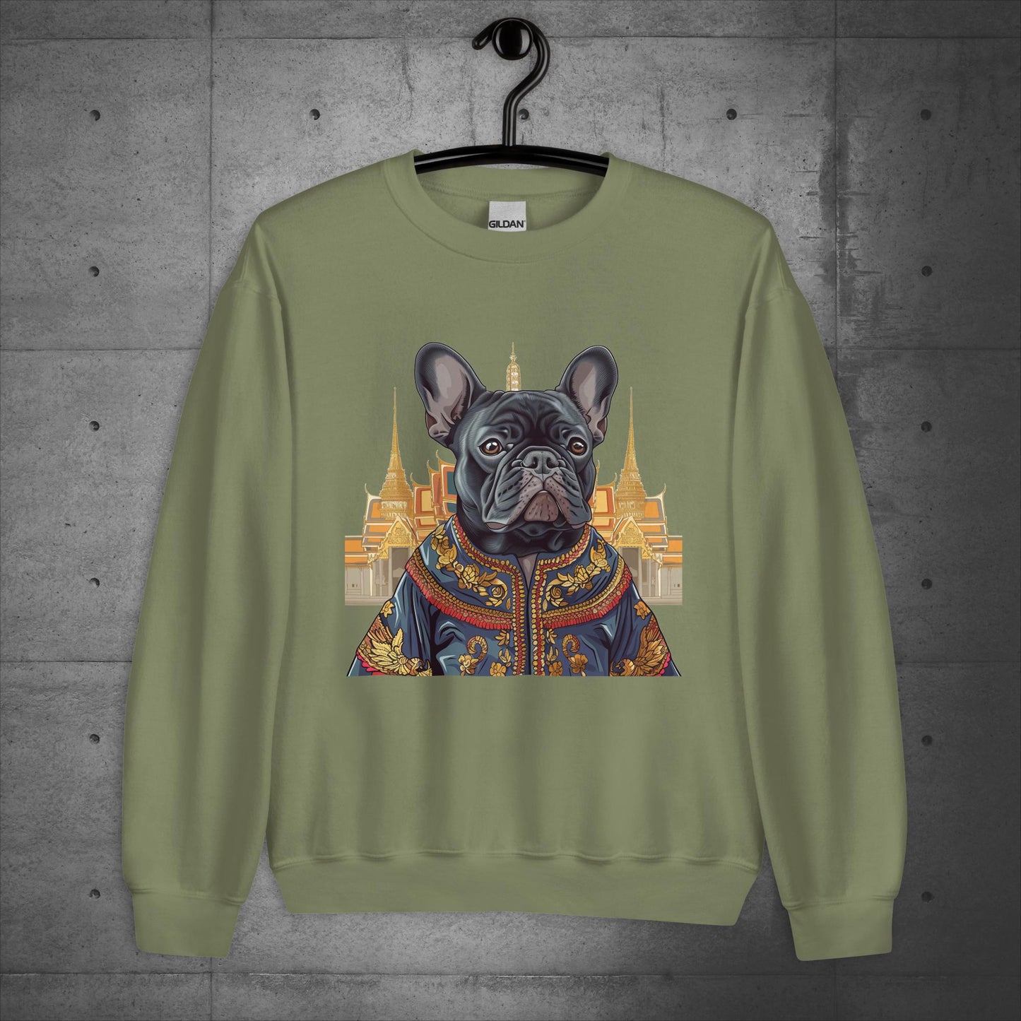 Thai Elegance Frenchie - Unisex Sweatshirt - Frenchie Emporium