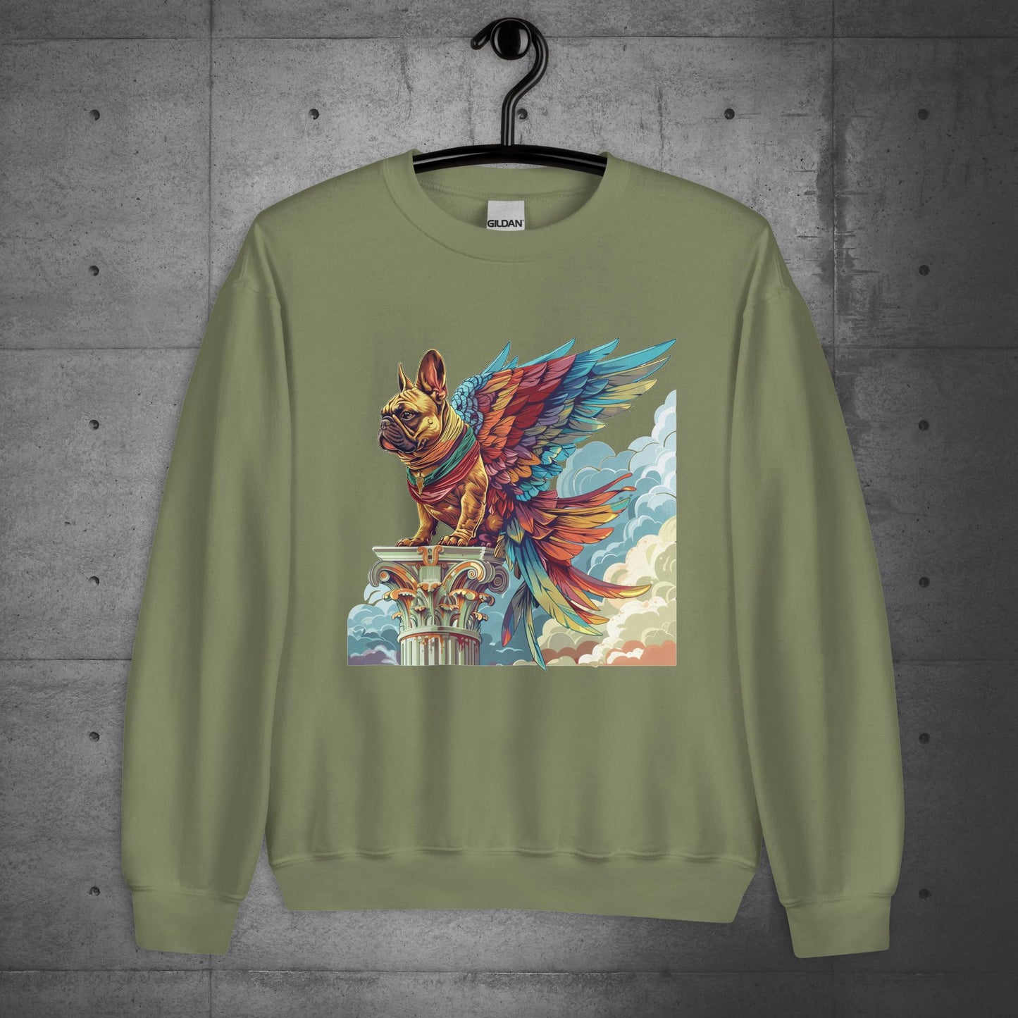 "Guardian's Valor" Frenchie Unisex Sweater