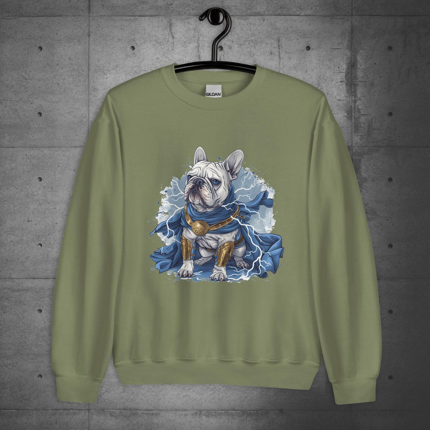 "Thunderous Majesty" Frenchie Unisex Sweater / Sweatshirt