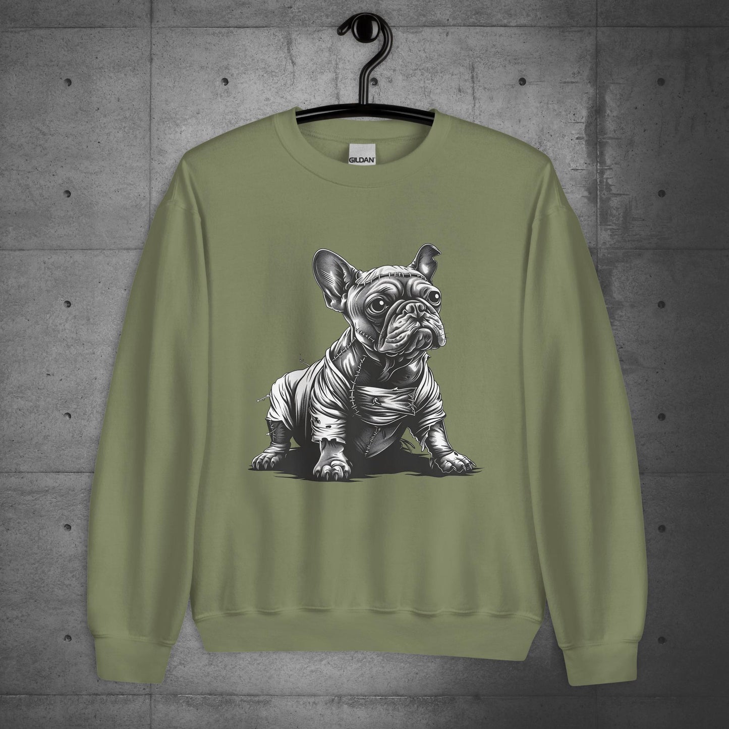 Frankenstein Frenchie - Unisex Sweater/Sweatshirt