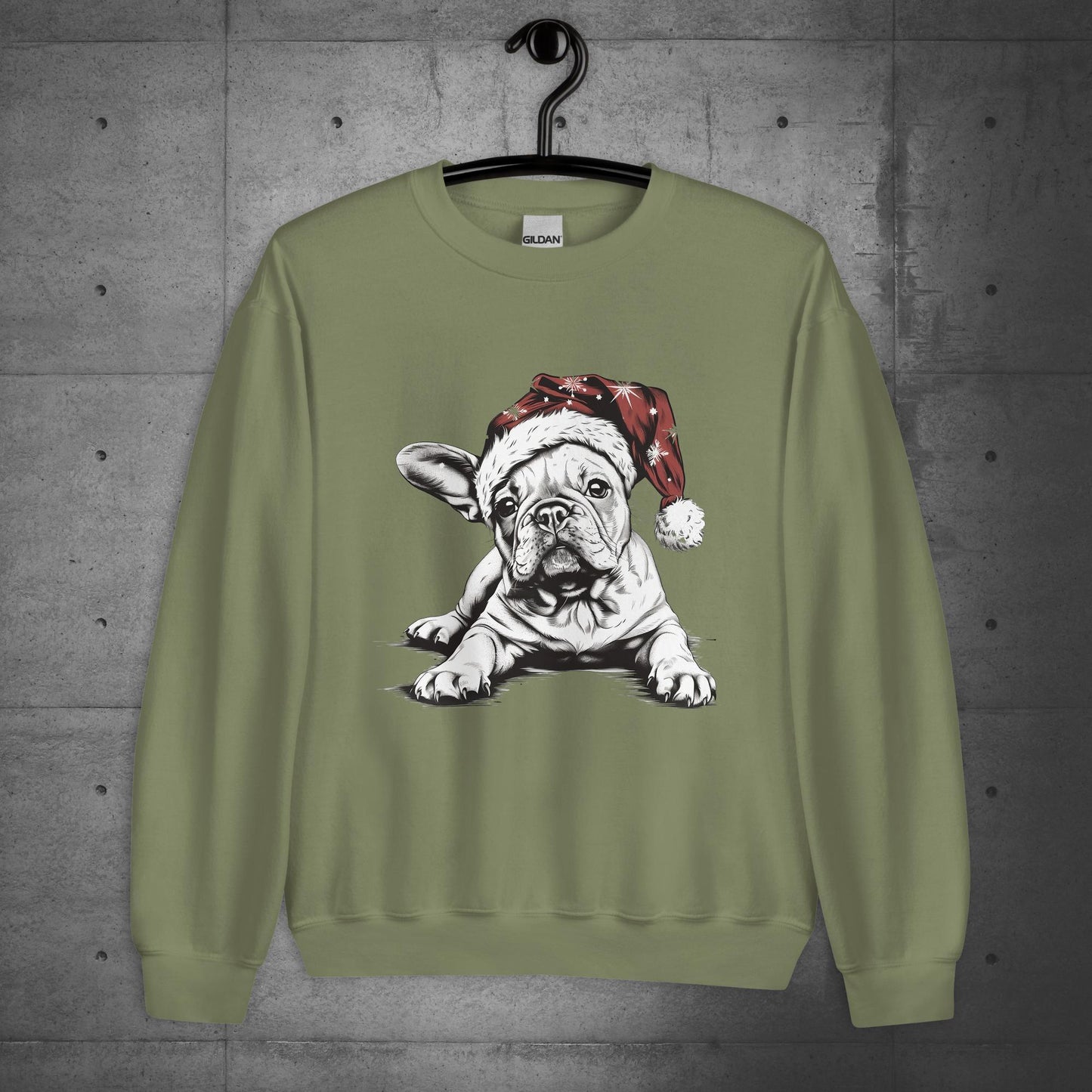 Frenchie Feliz Navidad - Unisex Christmas Sweater/Sweatshirt - Frenchie Emporium