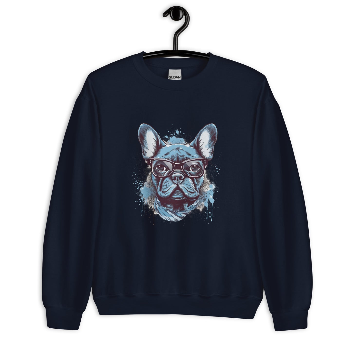 Hipster Frenchie - Unisex Sweatshirt