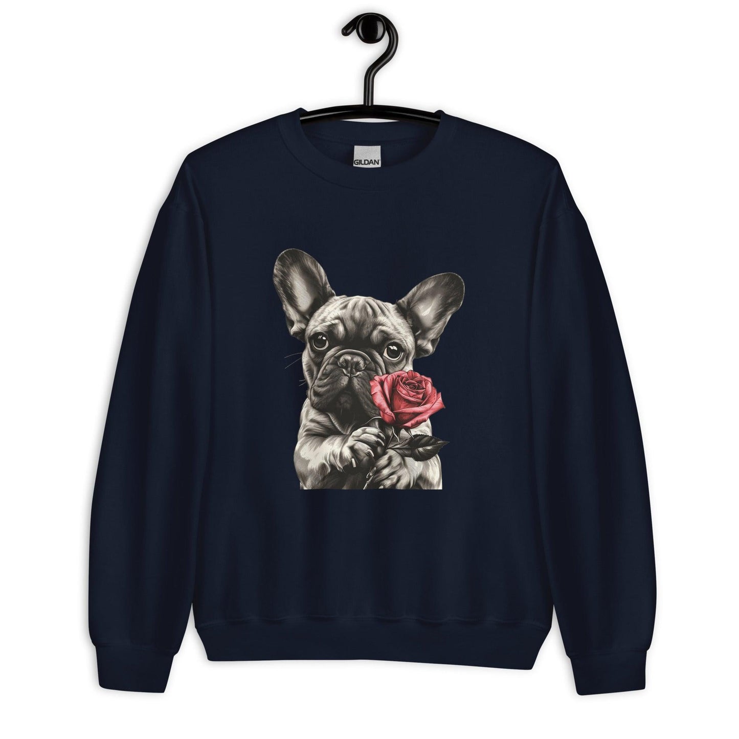 "Rose Embrace" Unisex Sweatshirt - Frenchie Emporium