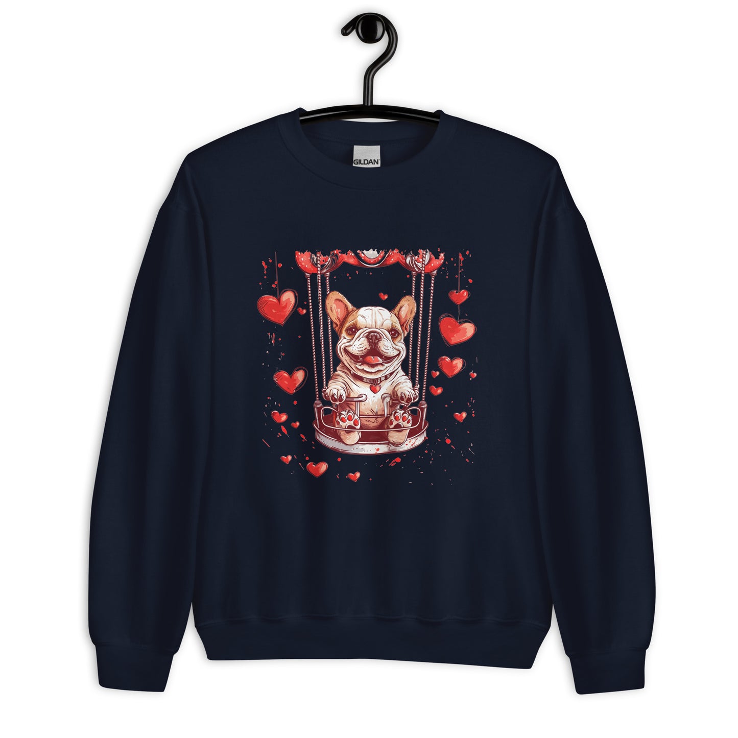 "Swinging Hearts" Unisex Sweatshirt