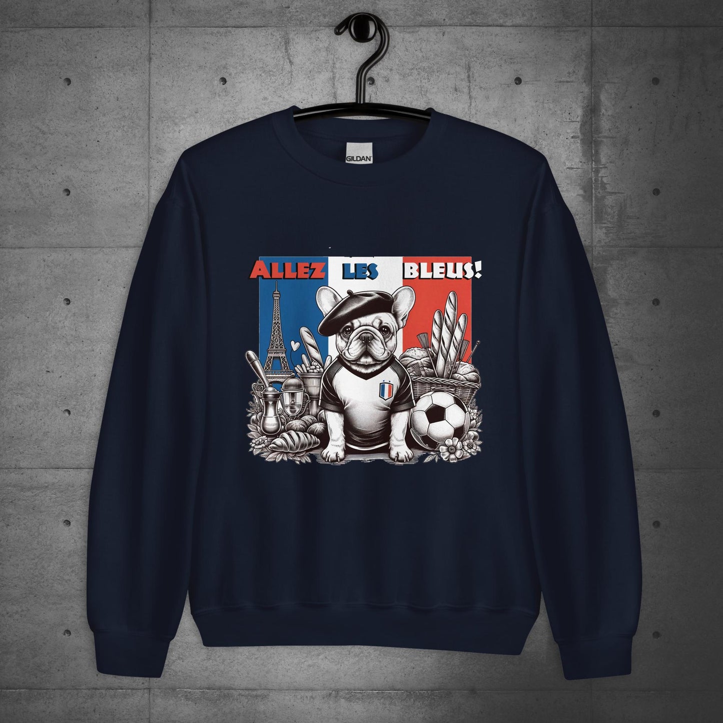 Frenchie Football France - Allez les Bleus! Unisex Sweater - Frenchie Emporium