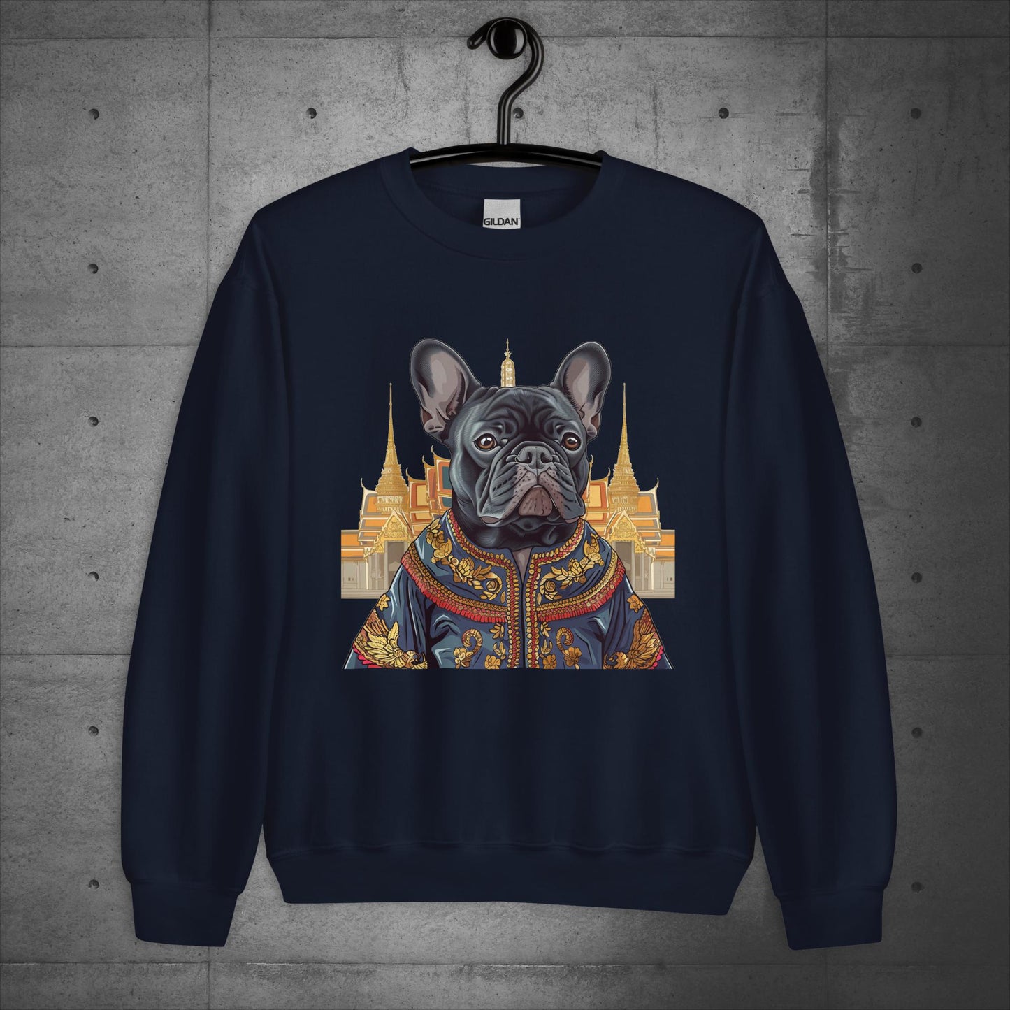 Thai Elegance Frenchie - Unisex Sweatshirt - Frenchie Emporium