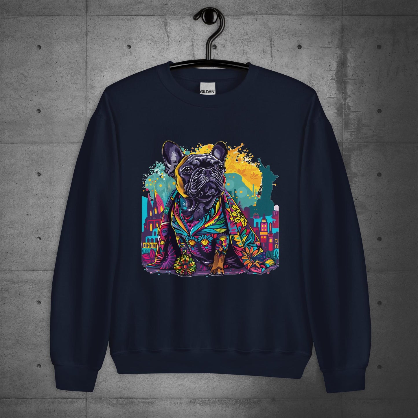 Brazilian Carnival Frenchie - Unisex Sweater/Sweatshirt - Frenchie Emporium