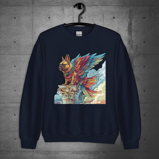 "Guardian's Valor" Frenchie Unisex Sweater
