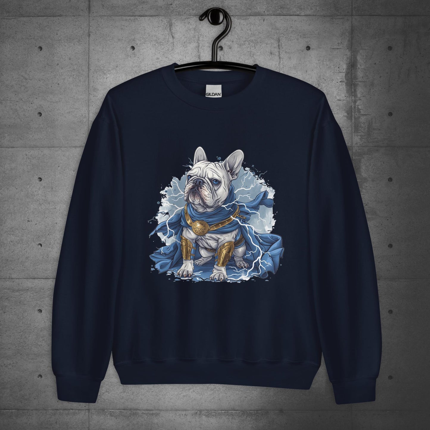 "Thunderous Majesty" Frenchie Unisex Sweater / Sweatshirt