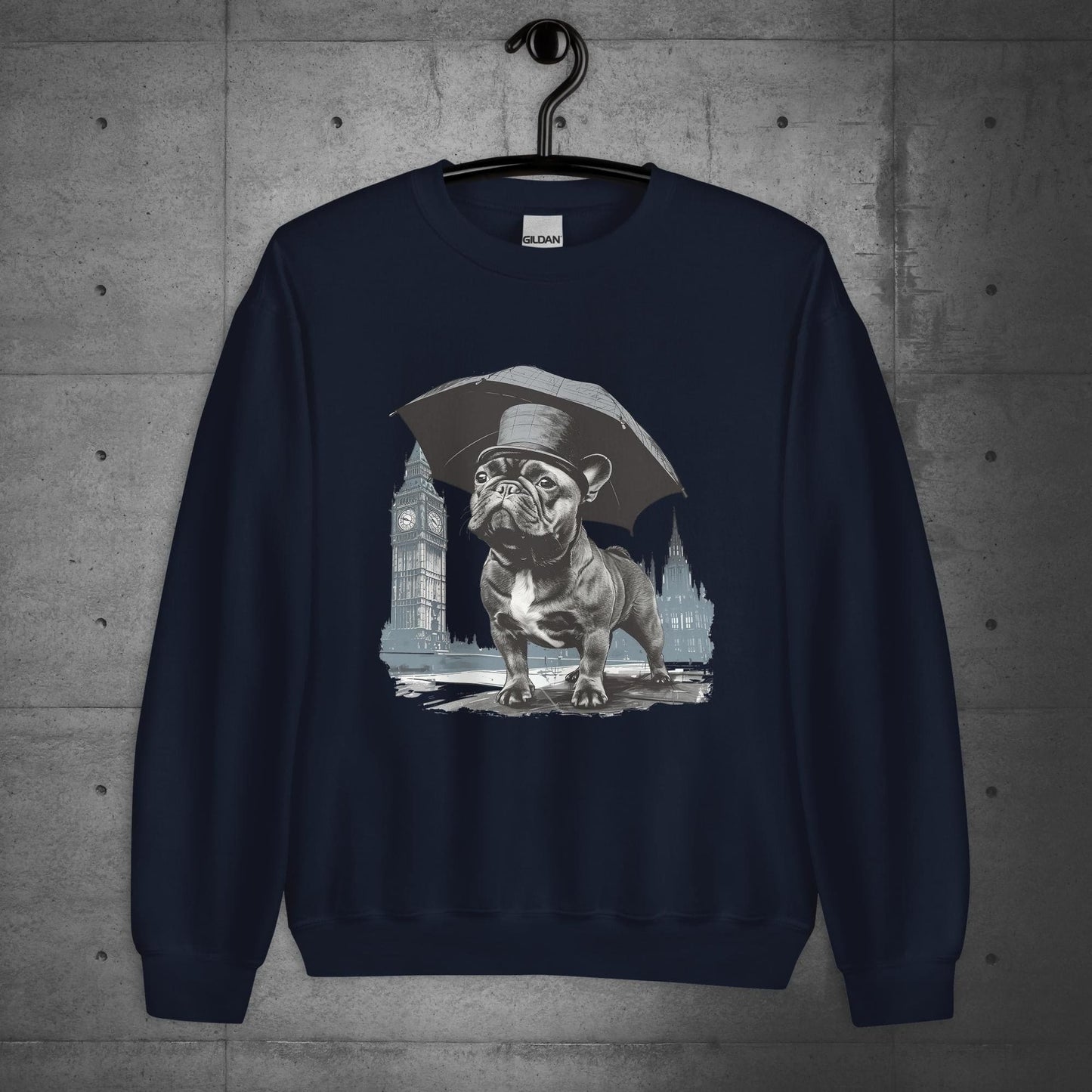 Paw-sitivly British Frenchie - Unisex Sweater/Sweatshirt