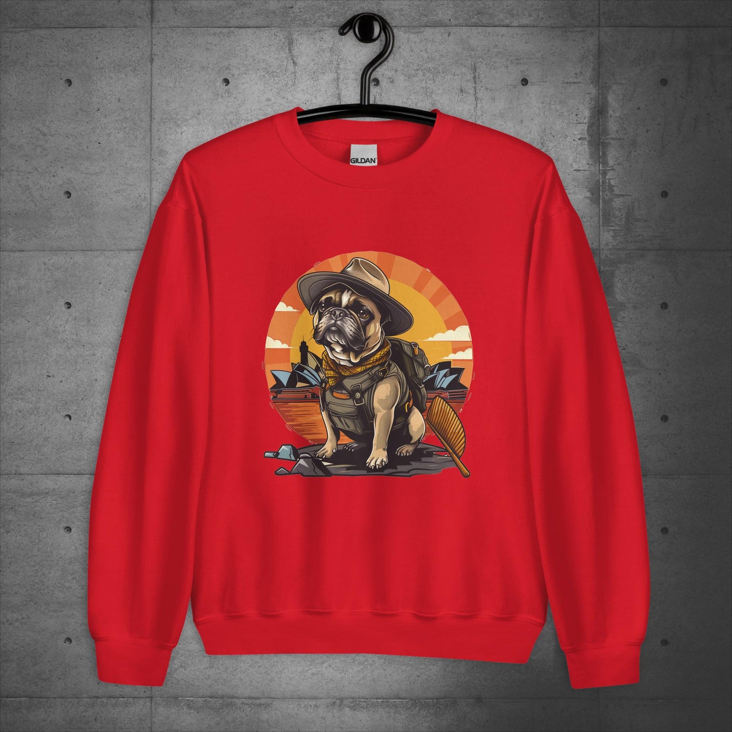 Sydney Explorer Frenchie - Unisex Sweater/Sweatshirt - Frenchie Emporium