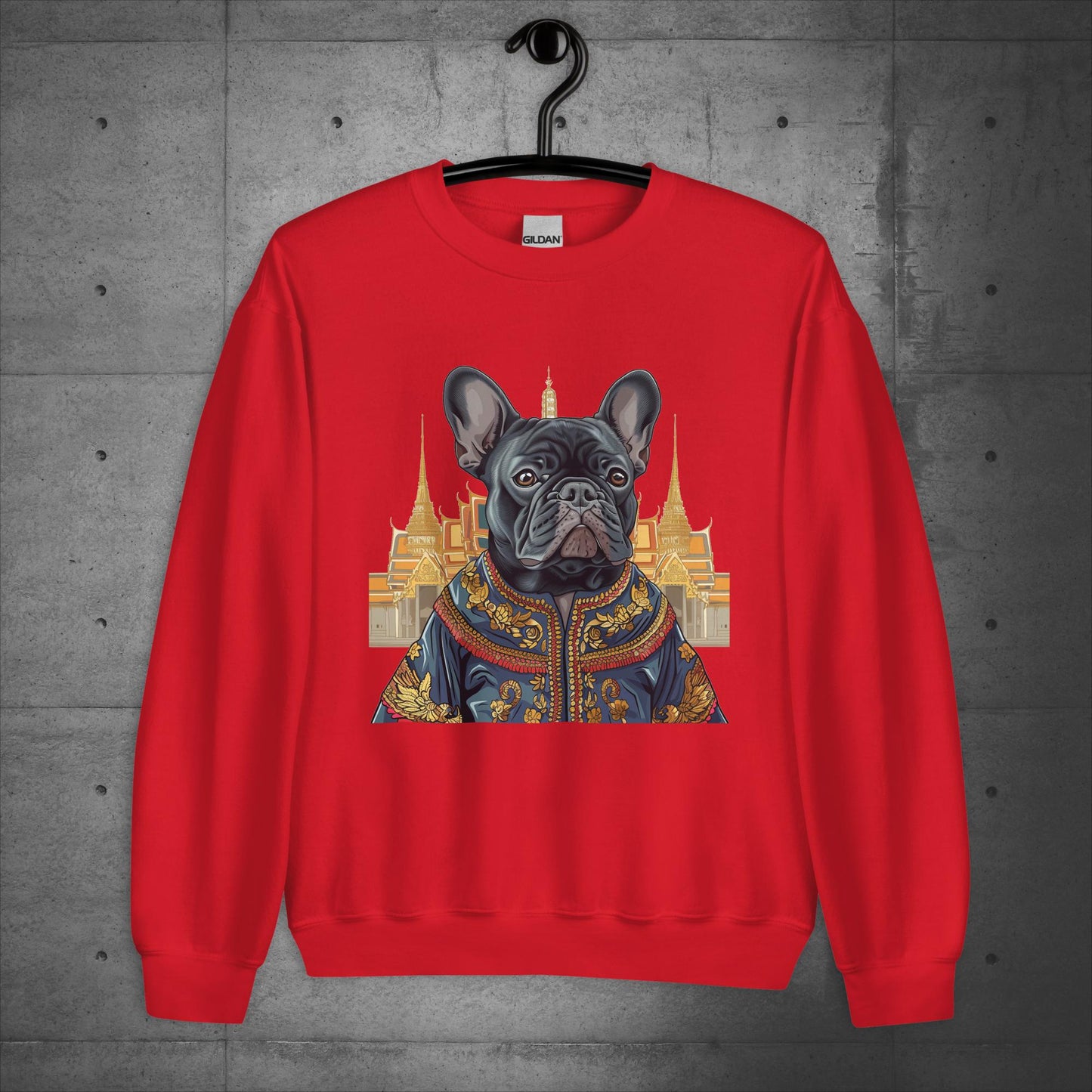 Thai Elegance Frenchie - Unisex Sweatshirt - Frenchie Emporium