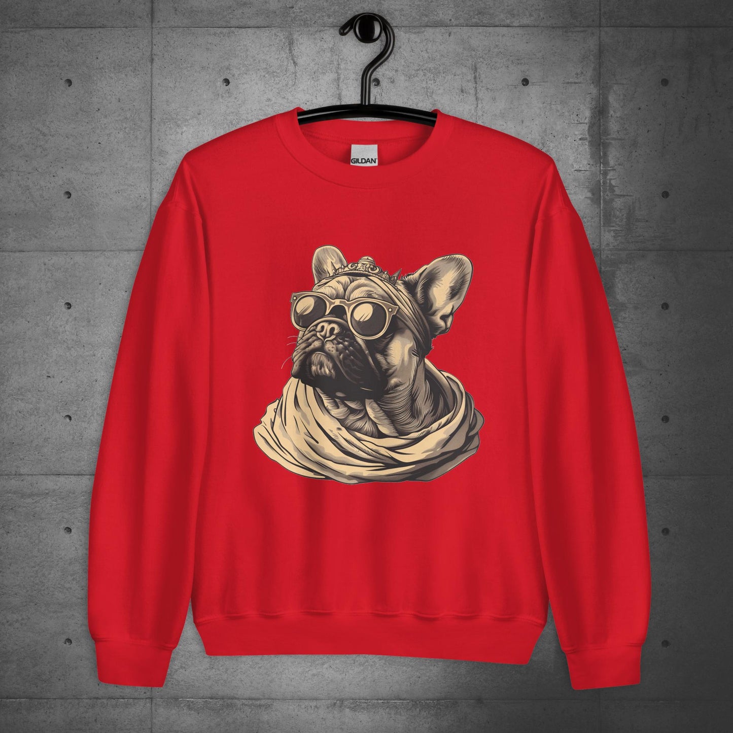 "Regal Vibes" Frenchie - Unisex Sweater/Sweatshirt - Frenchie Emporium