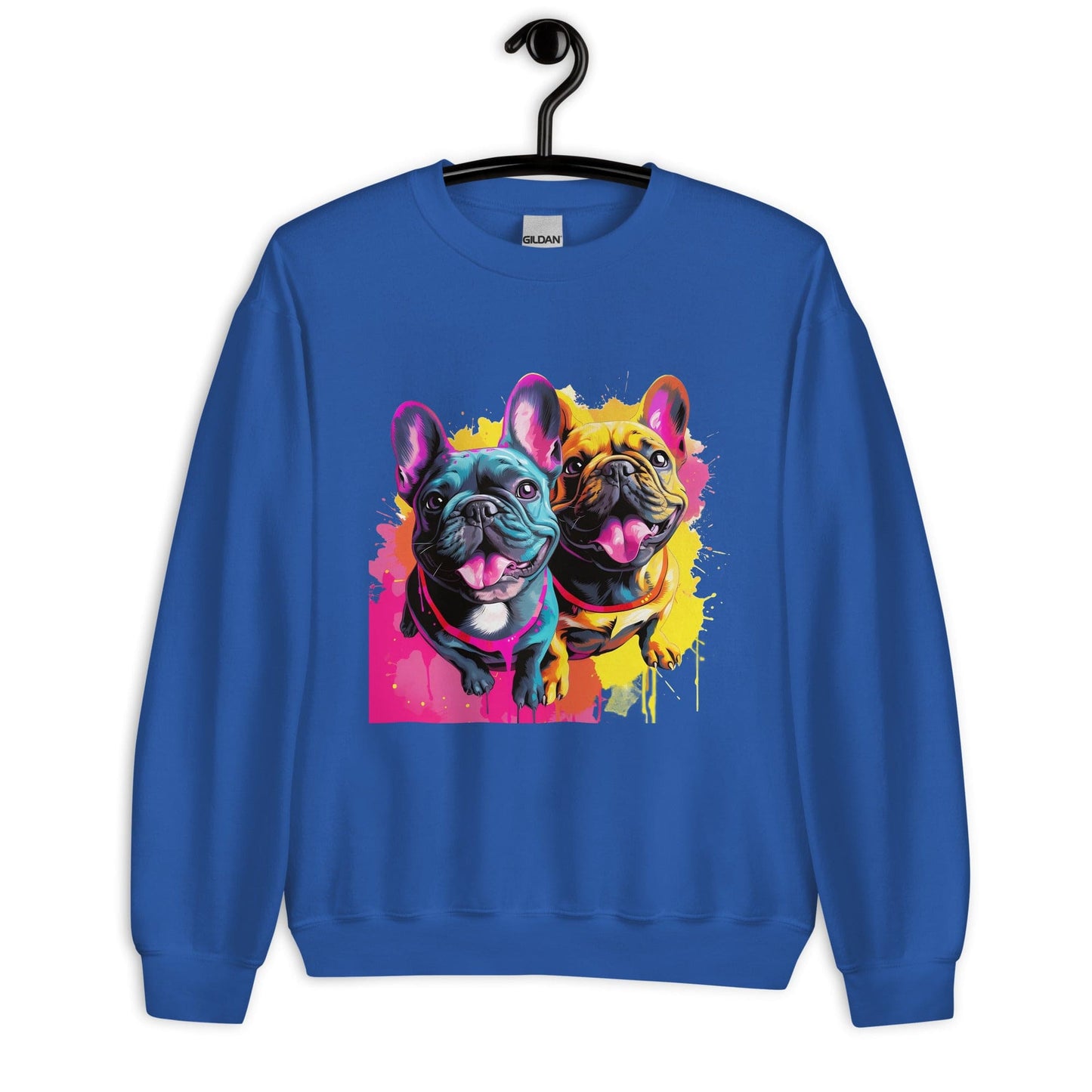 French Bulldog Playful Duo - Unisex Sweatshirt