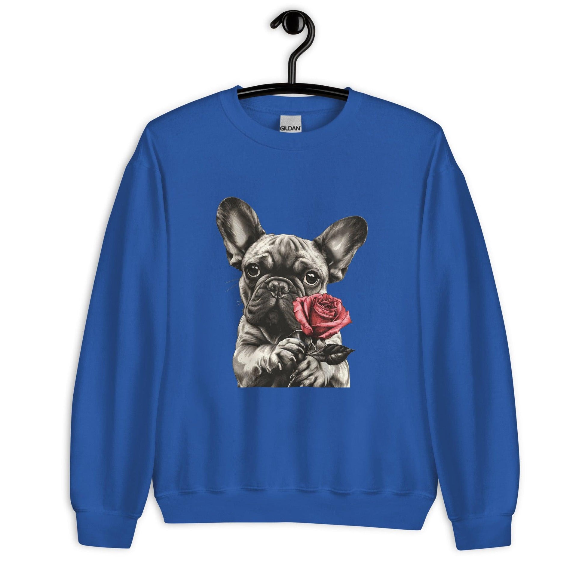 "Rose Embrace" Unisex Sweatshirt - Frenchie Emporium