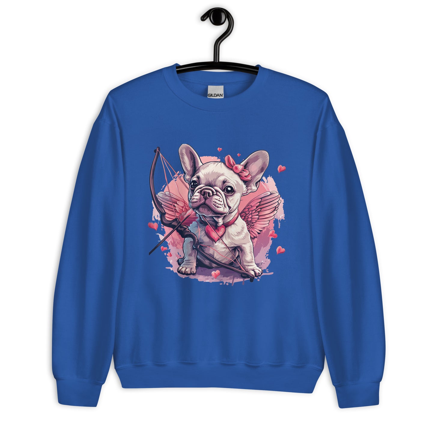 "Cupid's Companion" Unisex Sweatshirt - Frenchie Emporium