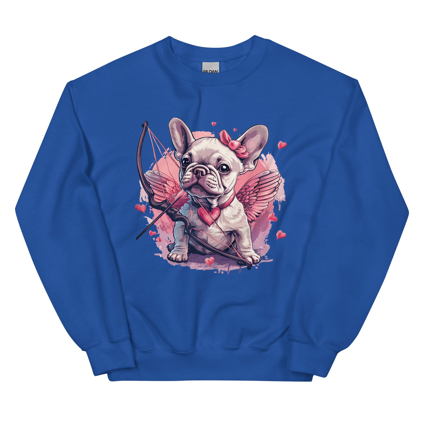 "Cupid's Companion" Unisex Sweatshirt - Frenchie Emporium