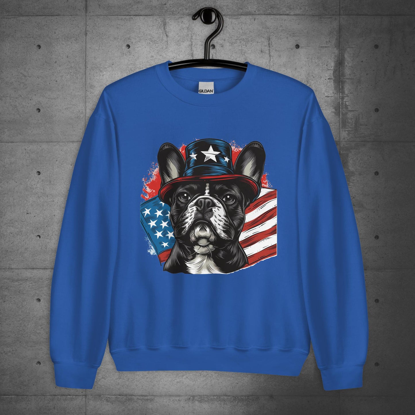 Frenchie American Patriot Unisex Sweatshirt - Frenchie Emporium