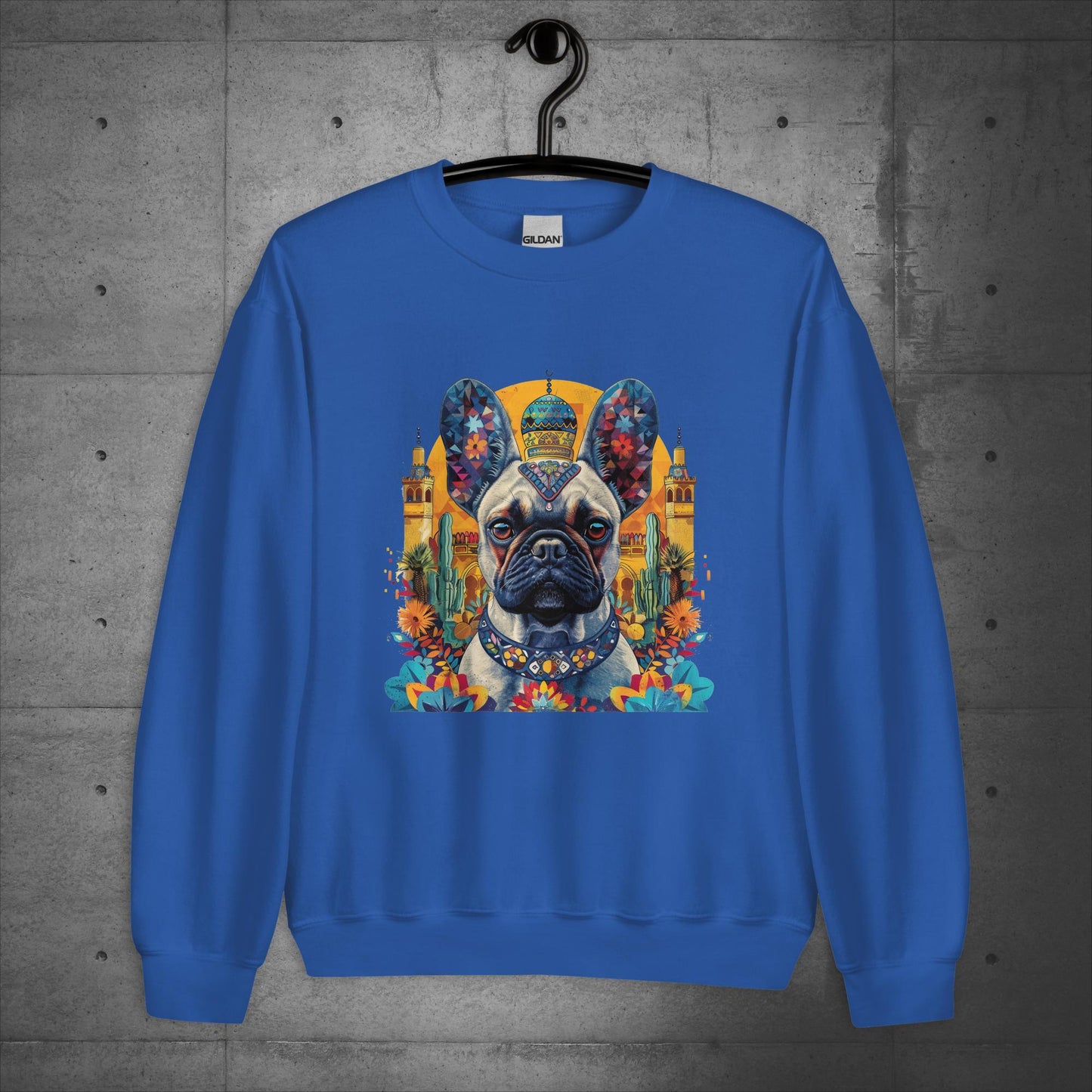 Exotic Marrakesh Medina Frenchie Unisex Sweater - Frenchie Emporium