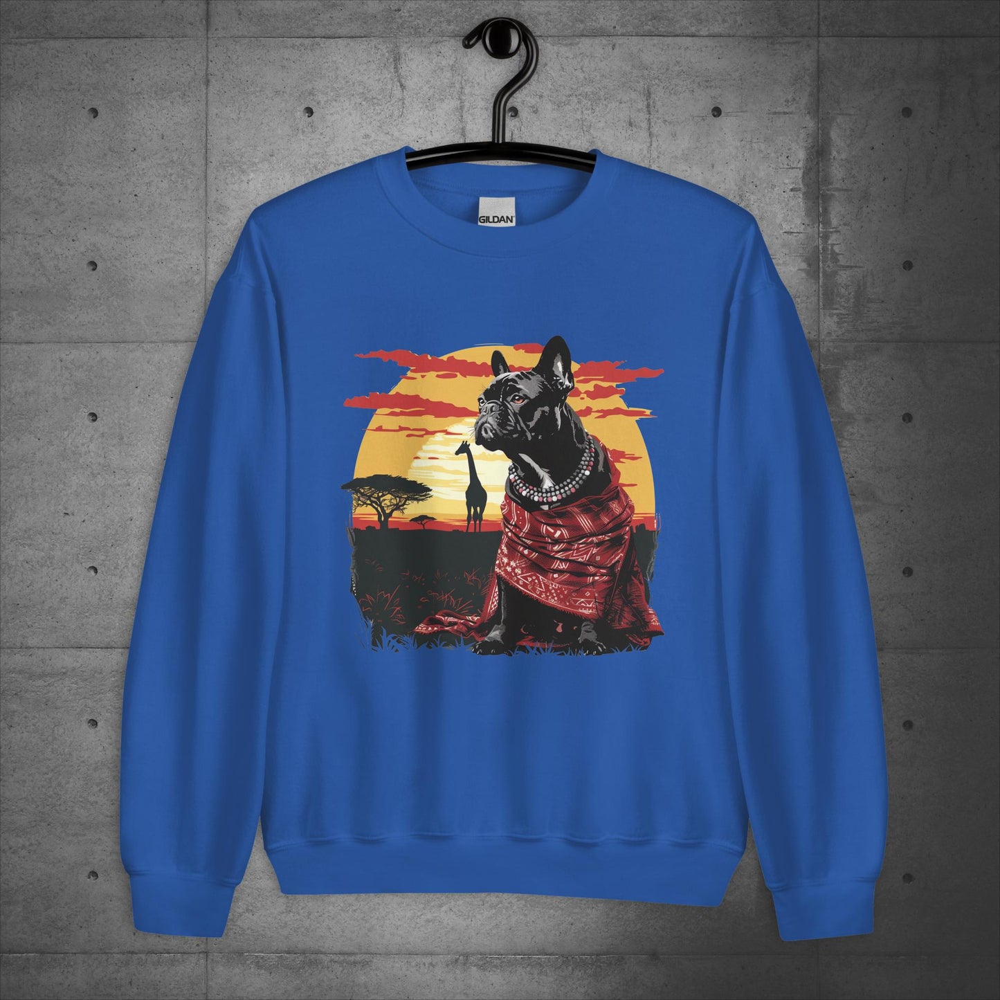 Enchanting Serengeti Frenchie - Unisex Sweater/Sweatshirt