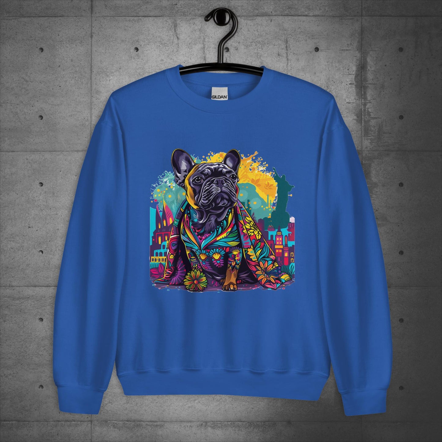 Brazilian Carnival Frenchie - Unisex Sweater/Sweatshirt