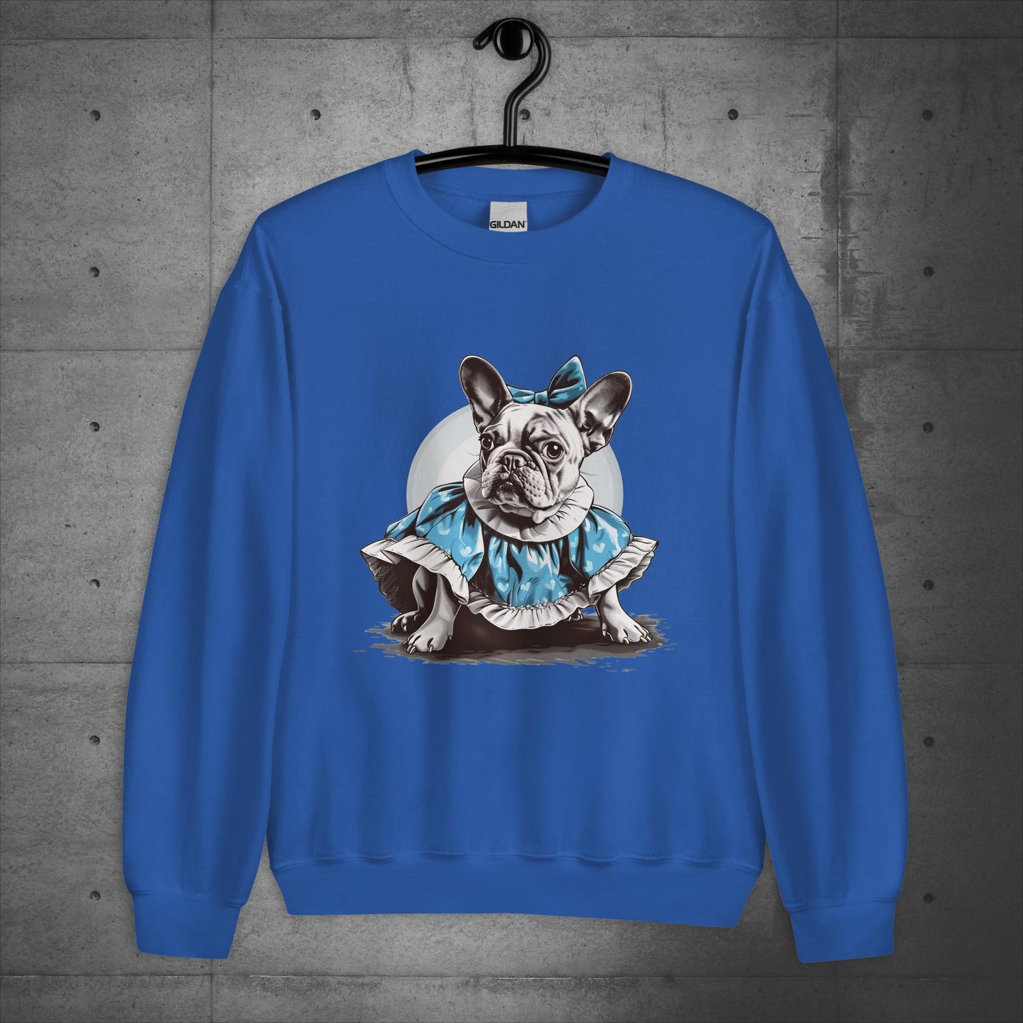 Alice in Wonderland Frenchie - Unisex Sweatshirt