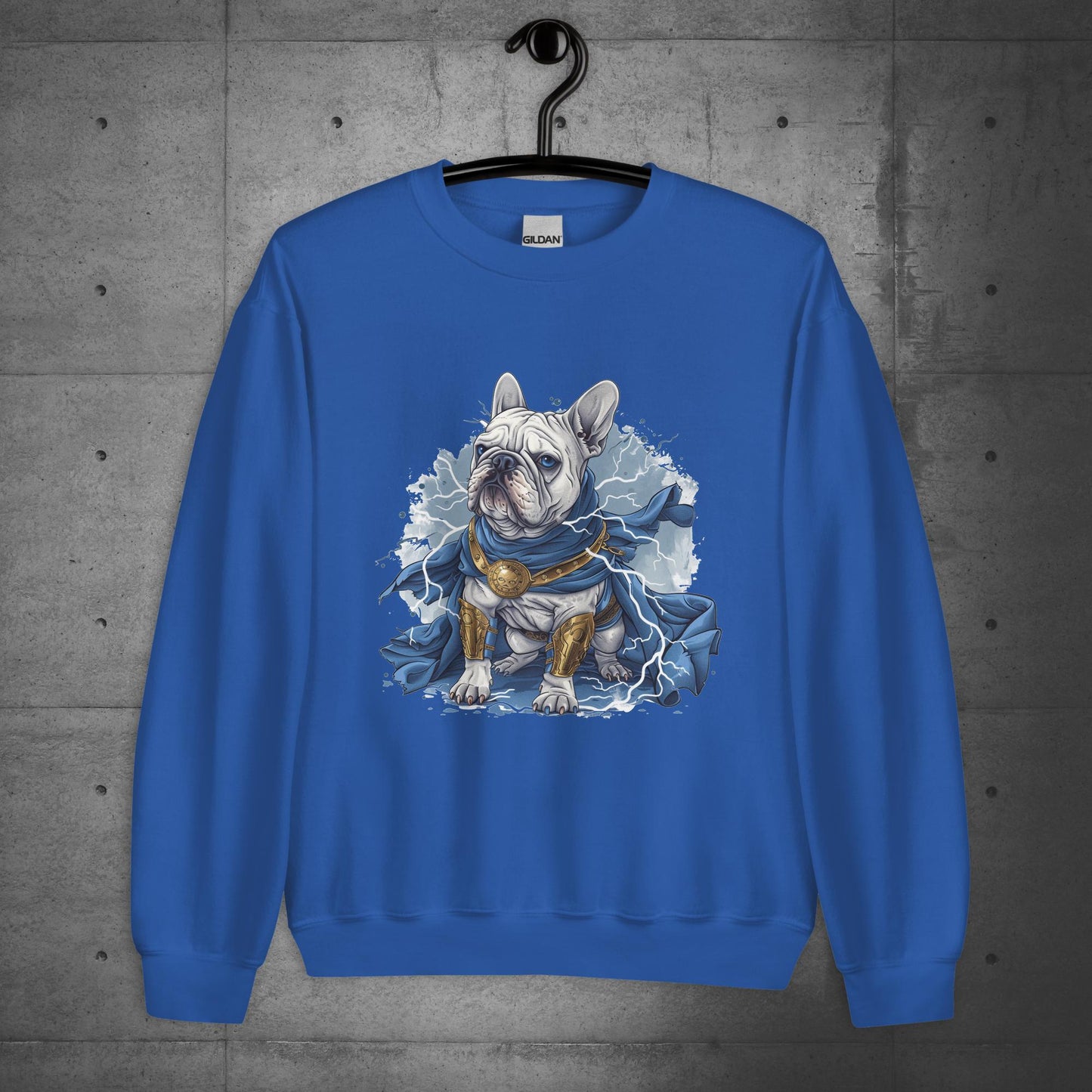 "Thunderous Majesty" Frenchie Unisex Sweater / Sweatshirt