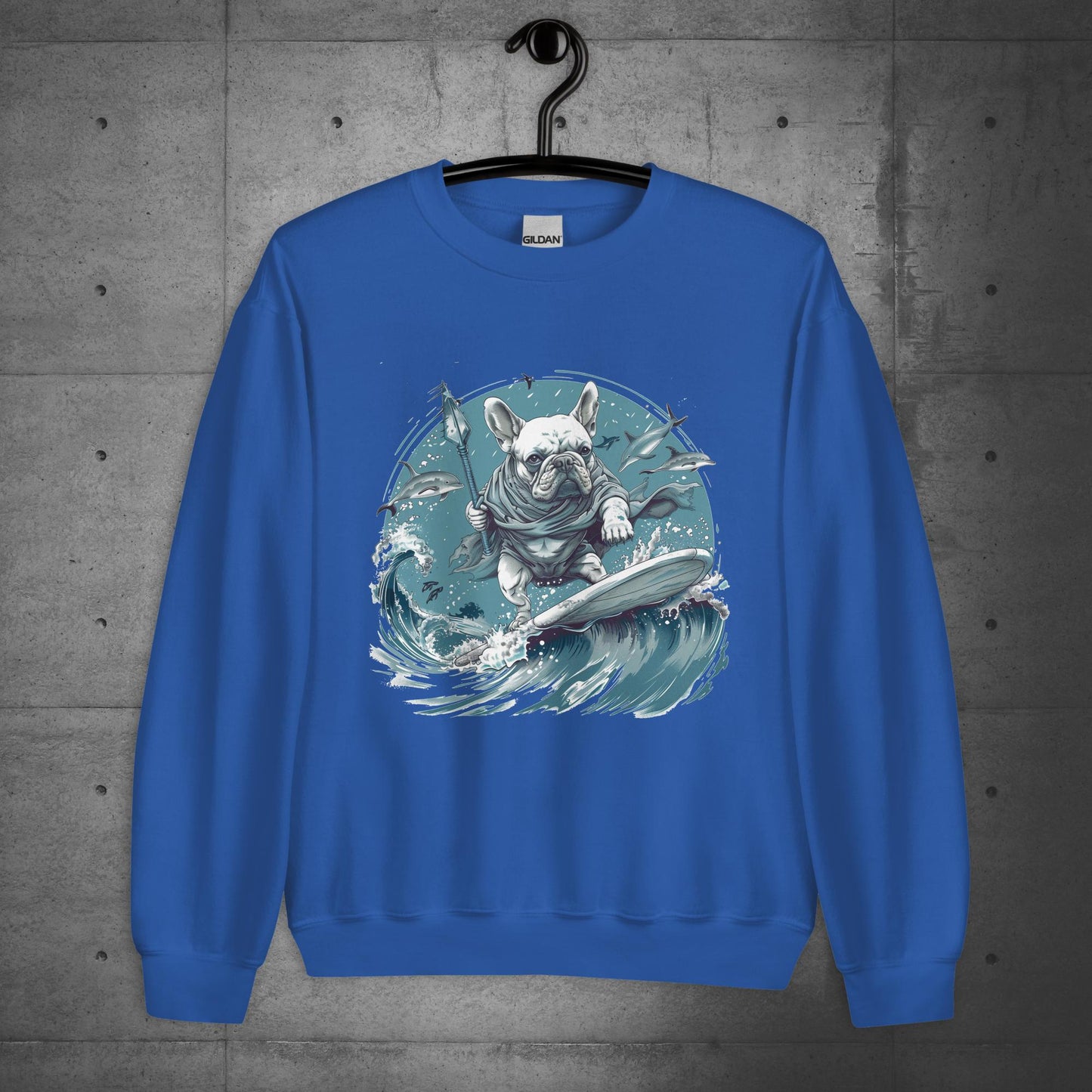 "Ocean Odyssey" Frenchie Unisex Sweater / Sweatshirt