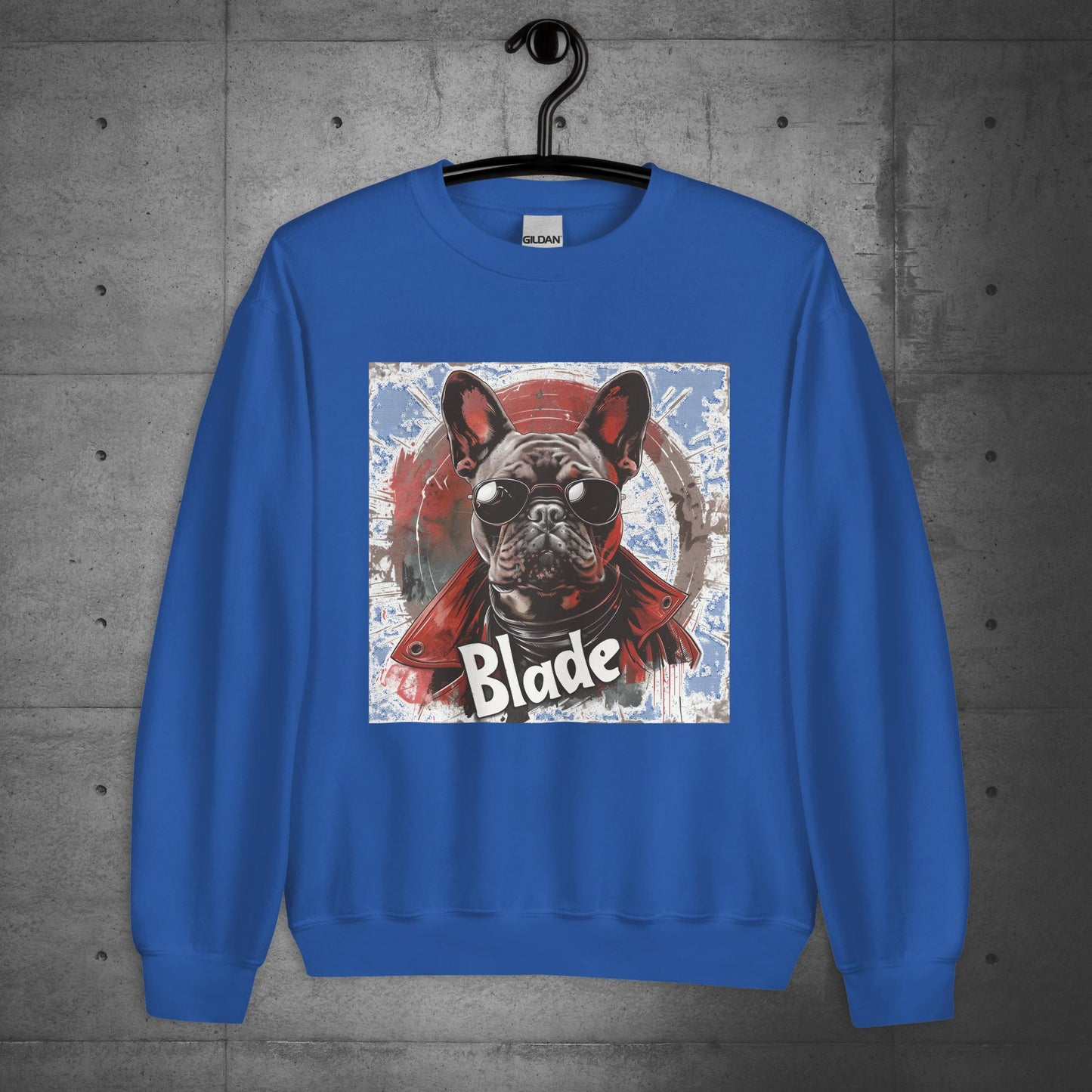 Frenchie Blade - Unisex Sweater/Sweatshirt - Frenchie Emporium