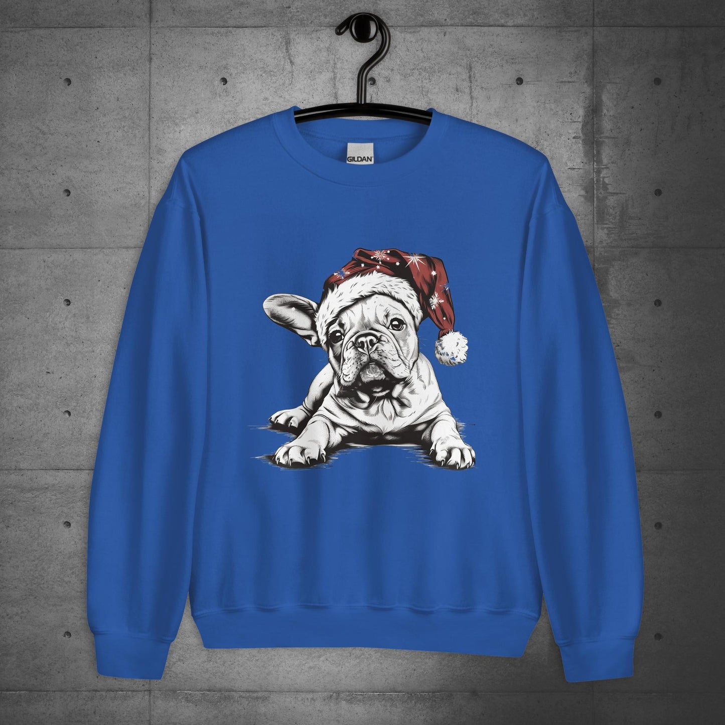 Frenchie Feliz Navidad - Unisex Christmas Sweater/Sweatshirt - Frenchie Emporium