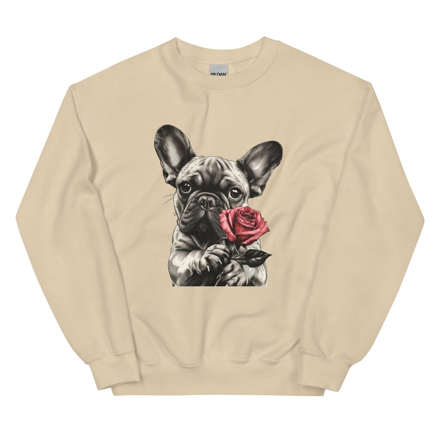 "Rose Embrace" Unisex Sweatshirt - Frenchie Emporium