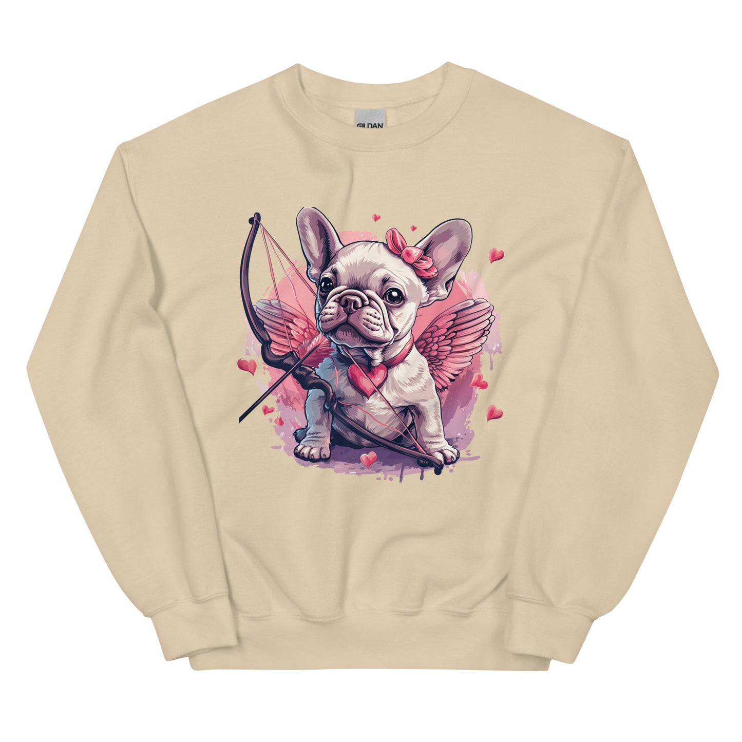 "Cupid's Companion" Unisex Sweatshirt - Frenchie Emporium