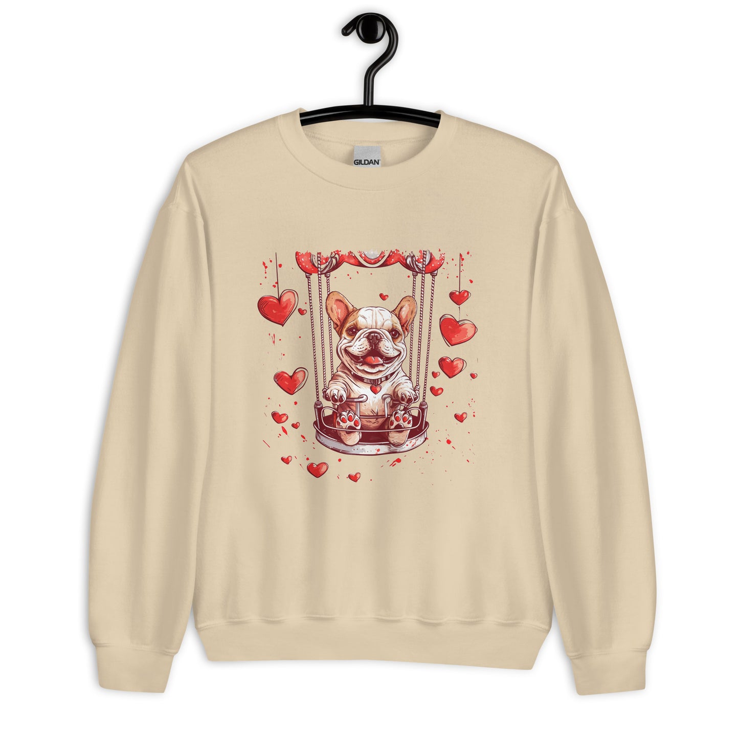 "Swinging Hearts" Unisex Sweatshirt