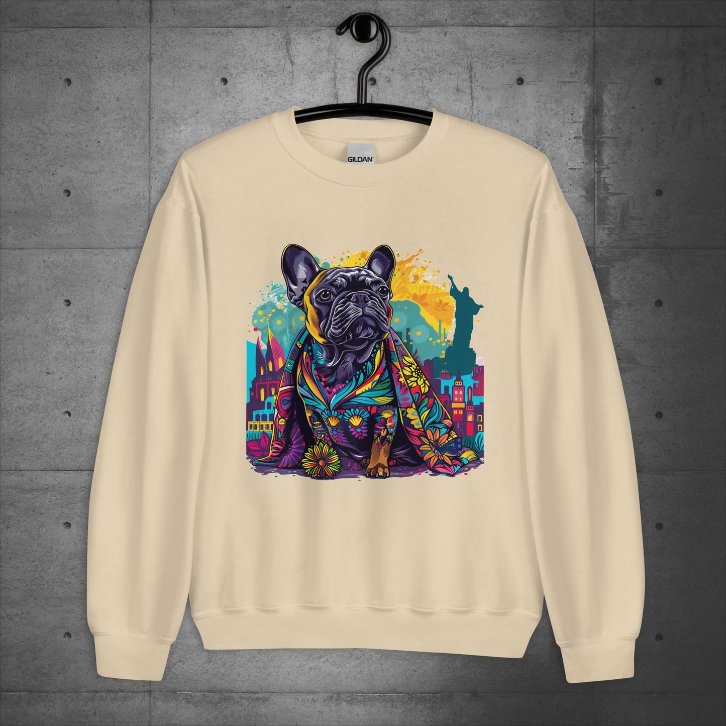 Brazilian Carnival Frenchie - Unisex Sweater/Sweatshirt