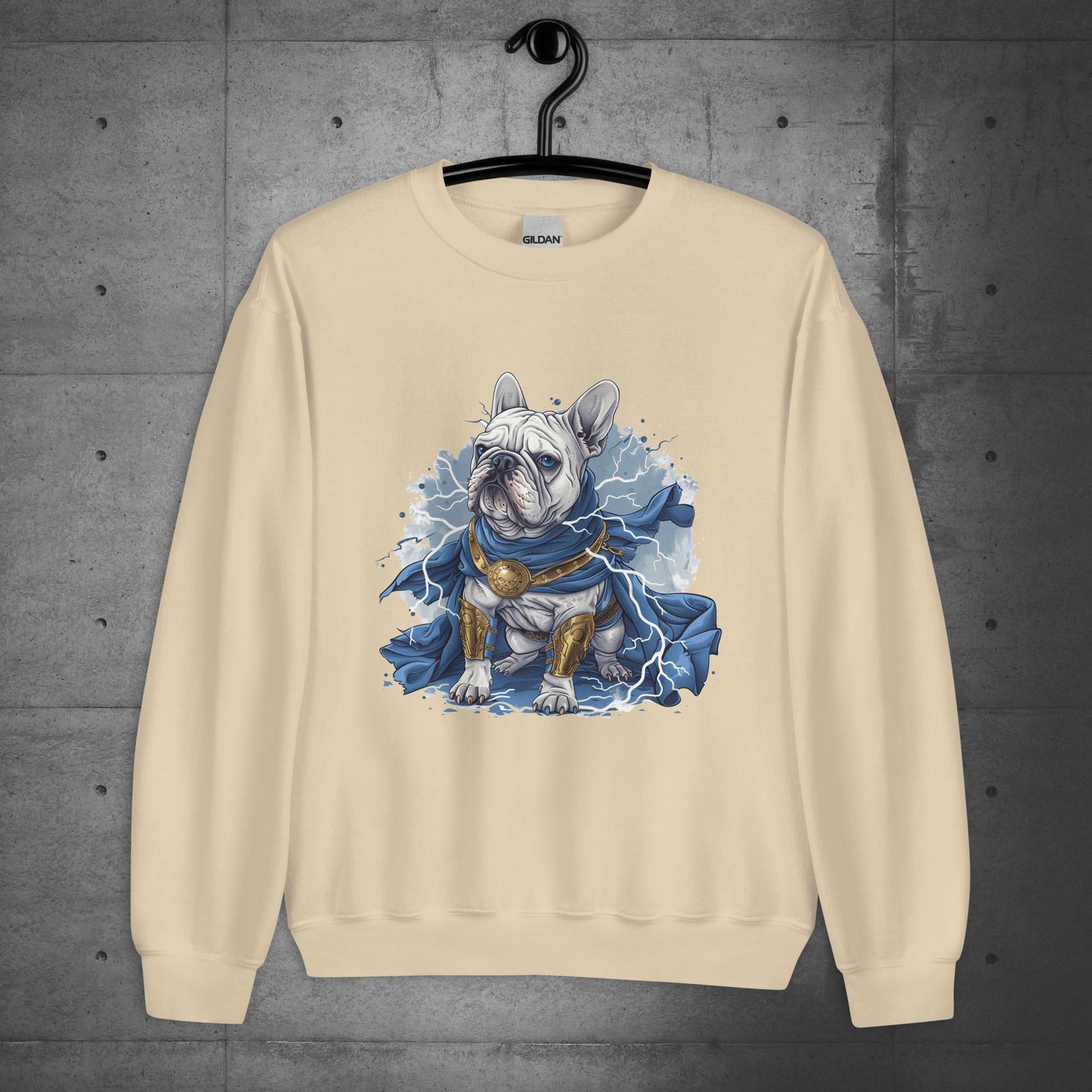 "Thunderous Majesty" Frenchie Unisex Sweater / Sweatshirt