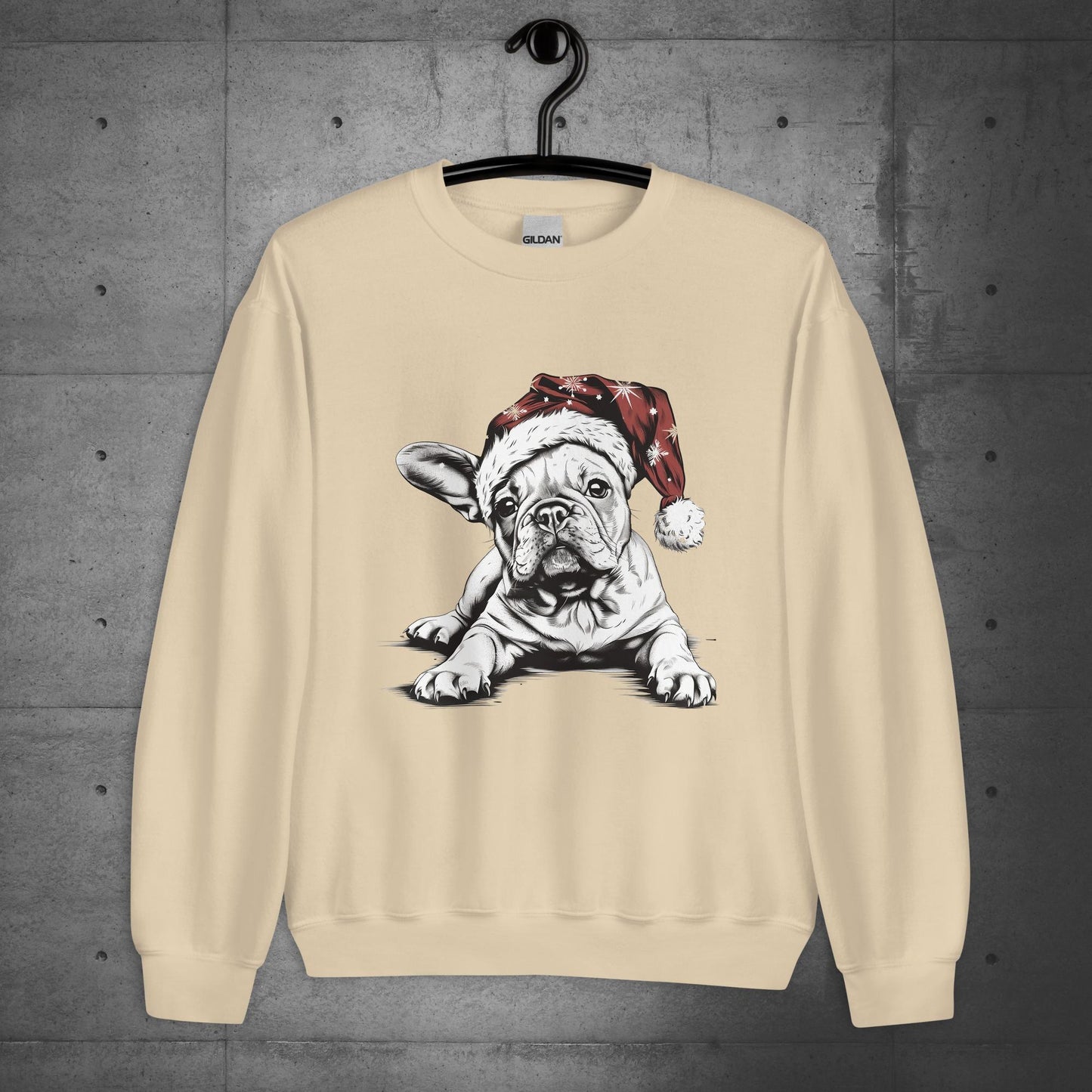 Frenchie Feliz Navidad - Unisex Christmas Sweater/Sweatshirt - Frenchie Emporium