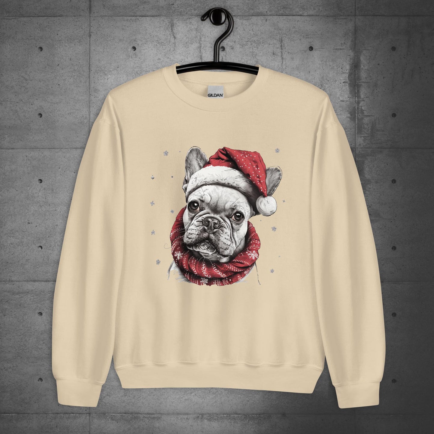 Frenchie Joyeux Noël - Unisex Sweatshirt / Sweater - Frenchie Emporium