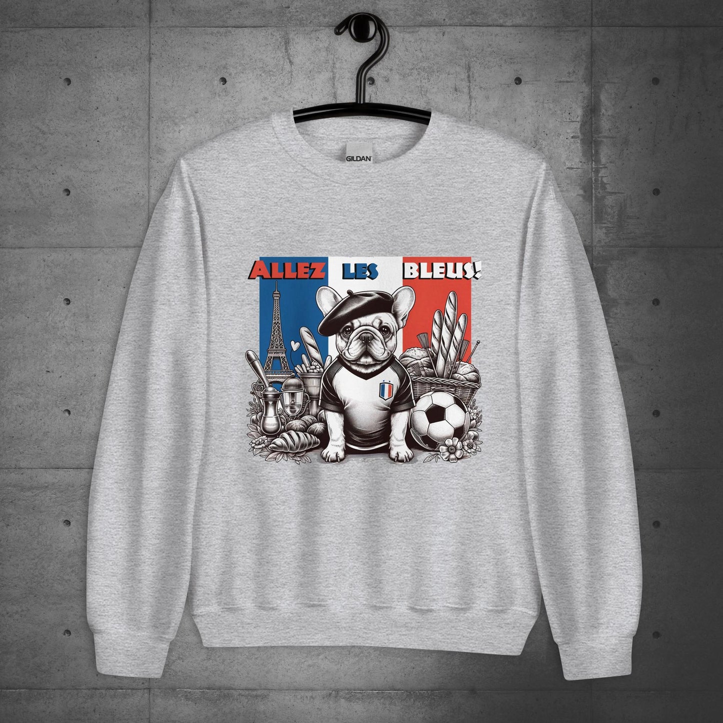 Frenchie Football France - Allez les Bleus! Unisex Sweater - Frenchie Emporium