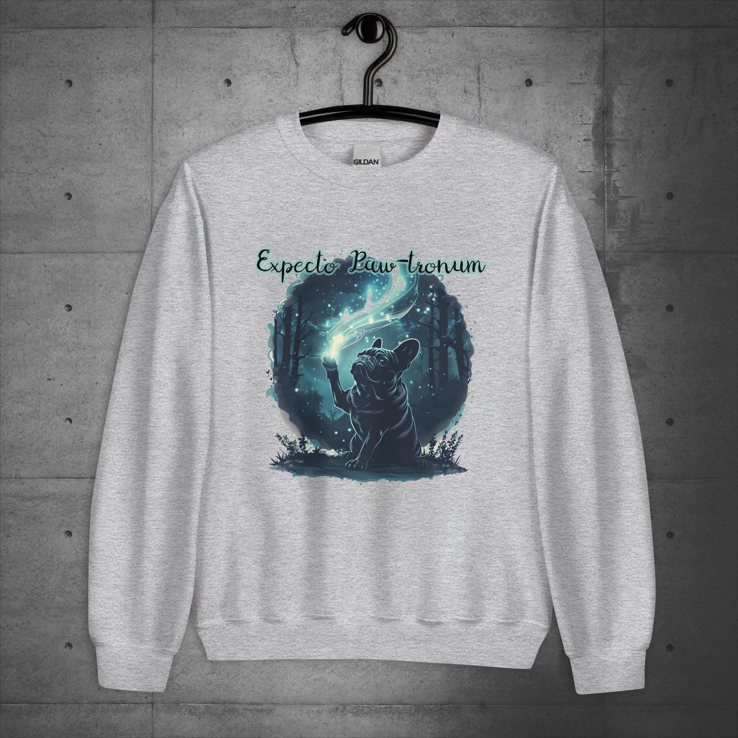 Unisex Frenchie "Expecto Paw-tronum" Sweater/Sweatshirt