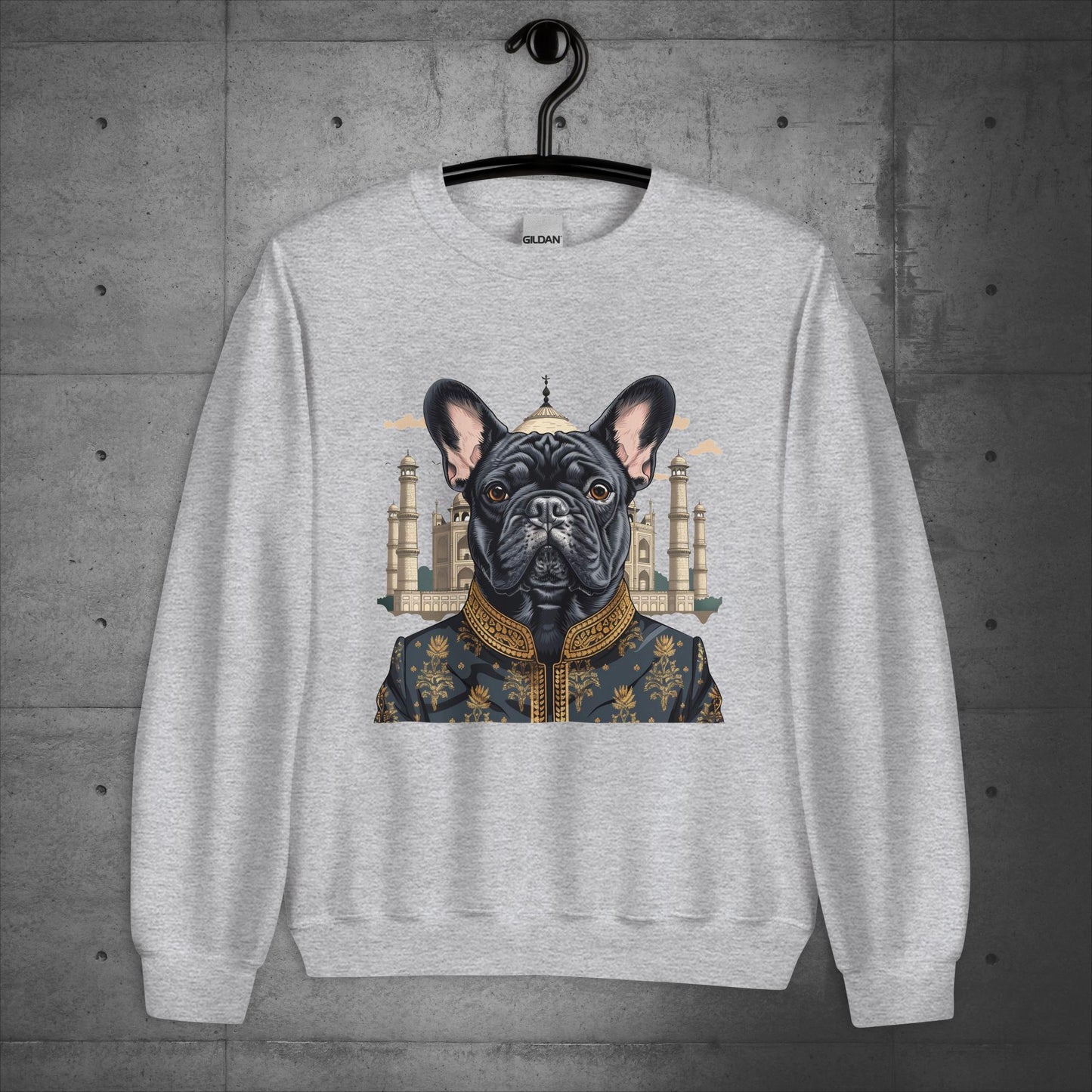 Iconic Taj Mahal Frenchie Unisex Sweater