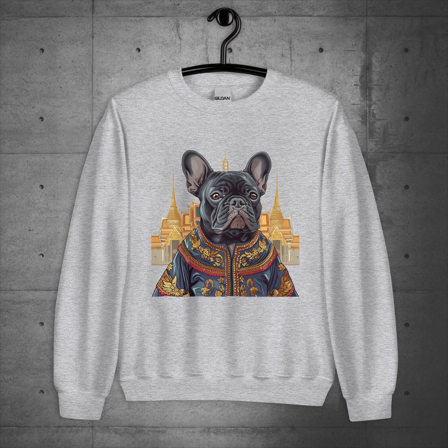 Thai Elegance Frenchie - Unisex Sweatshirt - Frenchie Emporium