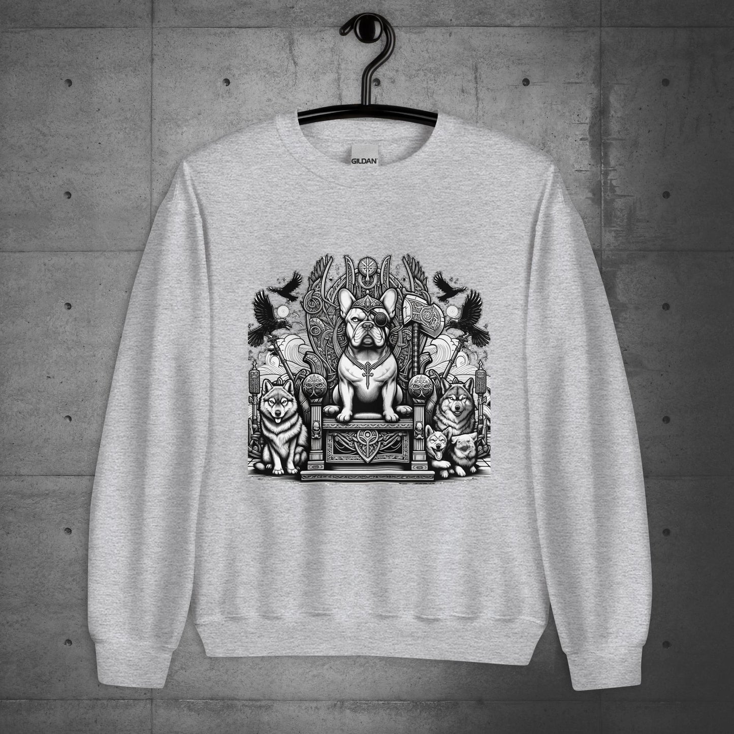 "Warrior's Legacy" Frenchie Unisex Sweater / Sweatshirt - Frenchie Emporium