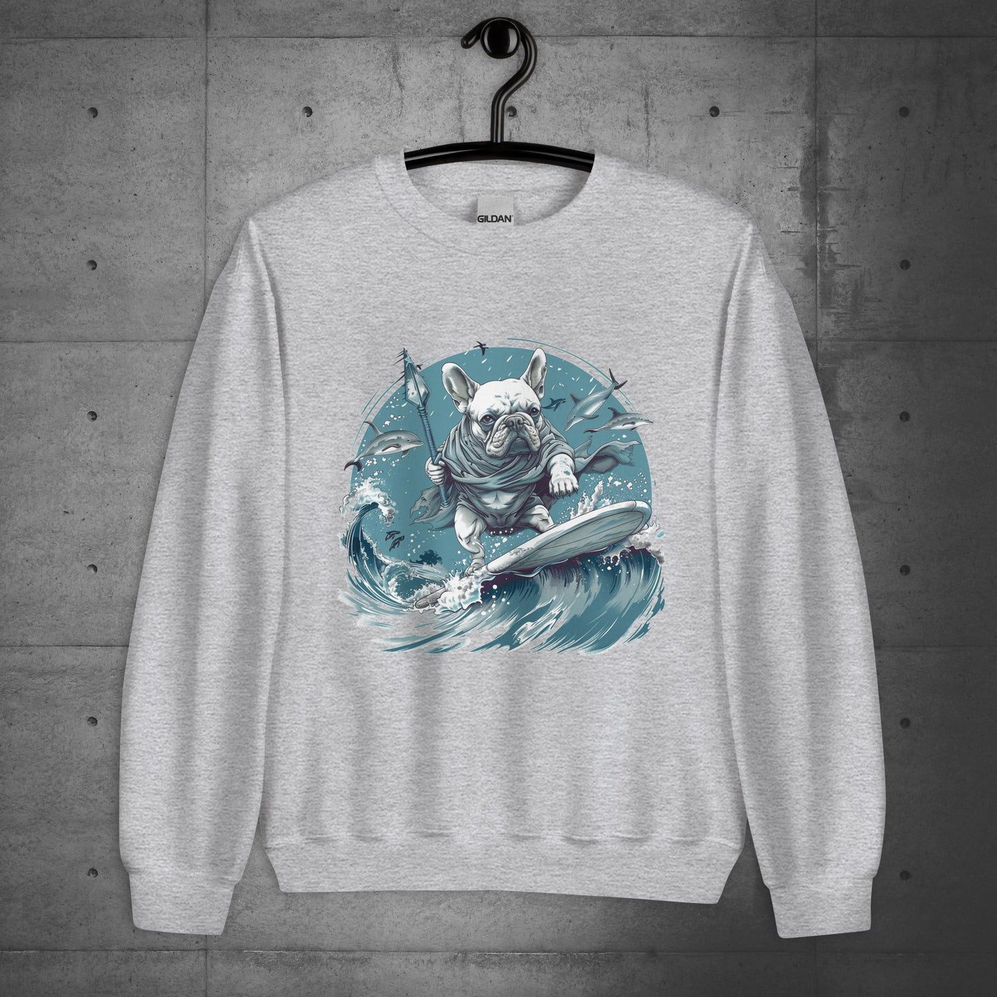 "Ocean Odyssey" Frenchie Unisex Sweater / Sweatshirt